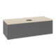 V&B Waschtischunterschrank ohne Frontstruktur, mit Beleuchtung Antao 120x36x50cm, WBP botti., Anthrac. m Lac-1