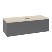 V&B Waschtischunterschrank ohne Frontstruktur, mit Beleuchtung Antao 120x36x50cm, WBP botti., Anthrac. m Lac