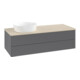 V&B Waschtischunterschrank ohne Frontstruktur, mit Beleuchtung Antao 120x36x50cm, WBP botti., Anthrac. m Lac-3