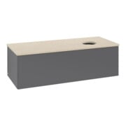 V&B Waschtischunterschrank ohne Frontstruktur, mit Beleuchtung Antao 120x36x50cm, WBP botti., Anthrac. m Lac-4