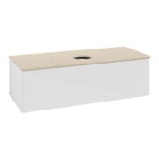 V&B Waschtischunterschrank ohne Frontstruktur, mit Beleuchtung Antao 120x36x50cm, WBP botti., glo wh. Lac-3