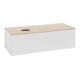 V&B Waschtischunterschrank ohne Frontstruktur, mit Beleuchtung Antao 120x36x50cm, WBP botti., glo wh. Lac-1