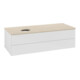 V&B Waschtischunterschrank ohne Frontstruktur, mit Beleuchtung Antao 120x36x50cm, WBP botti., glo wh. Lac-1