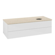 V&B Waschtischunterschrank ohne Frontstruktur, mit Beleuchtung Antao 120x36x50cm, WBP botti., glo wh. Lac-3