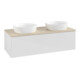 V&B Waschtischunterschrank ohne Frontstruktur, mit Beleuchtung Antao 120x36x50cm, WBP botti., glo wh. Lac-1