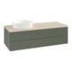 V&B Waschtischunterschrank ohne Frontstruktur, mit Beleuchtung Antao 120x36x50cm, WBP botti., lea gre. m Lac-3