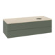 V&B Waschtischunterschrank ohne Frontstruktur, mit Beleuchtung Antao 120x36x50cm, WBP botti., lea gre. m Lac-3