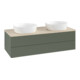 V&B Waschtischunterschrank ohne Frontstruktur, mit Beleuchtung Antao 120x36x50cm, WBP botti., lea gre. m Lac-1