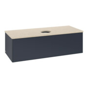 V&B Waschtischunterschrank ohne Frontstruktur, mit Beleuchtung Antao 120x36x50cm, WBP botti., md bl. m Lac