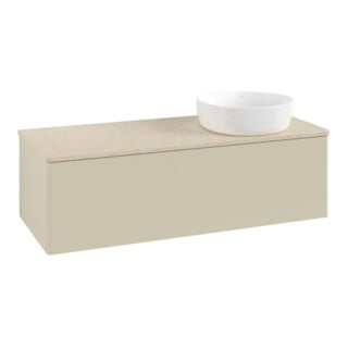 V&B Waschtischunterschrank ohne Frontstruktur, mit Beleuchtung Antao 120x36x50cm, WBP botti., si Gr m Lac