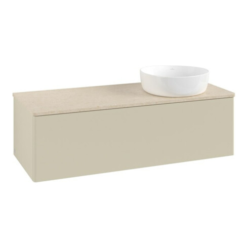 V&B Waschtischunterschrank ohne Frontstruktur, mit Beleuchtung Antao 120x36x50cm, WBP botti., si Gr m Lac