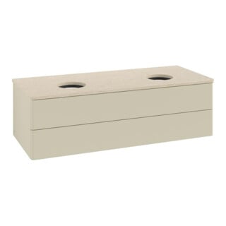 V&B Waschtischunterschrank ohne Frontstruktur, mit Beleuchtung Antao 120x36x50cm, WBP botti., si Gr m Lac