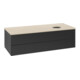 V&B Waschtischunterschrank ohne Frontstruktur, mit Beleuchtung Antao 120x36x50cm, WBP-farbe botti., bla m Lac-1