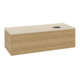 V&B Waschtischunterschrank ohne Frontstruktur, mit Beleuchtung Antao 120x36x50cm, WBP-farbe botti., honey oak
