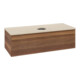 V&B Waschtischunterschrank ohne Frontstruktur, mit Beleuchtung Antao 120x36x50cm, WBP-farbe botti., w. walnut-3