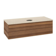V&B Waschtischunterschrank ohne Frontstruktur, mit Beleuchtung Antao 120x36x50cm, WBP-farbe botti., w. walnut-3