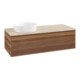 V&B Waschtischunterschrank ohne Frontstruktur, mit Beleuchtung Antao 120x36x50cm, WBP-farbe botti., w. walnut-4