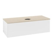 V&B Waschtischunterschrank ohne Frontstruktur, mit Beleuchtung Antao 120x36x50cm, WBP-farbe botti., wh. m Lac-3