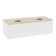 V&B Waschtischunterschrank ohne Frontstruktur, mit Beleuchtung Antao 120x36x50cm, WBP-farbe botti., wh. m Lac-1