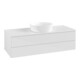 V&B Waschtischunterschrank ohne Frontstruktur, mit Beleuchtung Antao 120x36x50cm, WBP-farbe Lac, glo wh. Lac-1