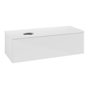 V&B Waschtischunterschrank ohne Frontstruktur, mit Beleuchtung Antao 120x36x50cm, WBP-farbe Lac, glo wh. Lac-3