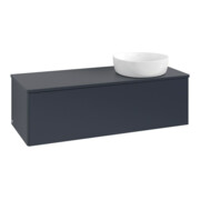 V&B Waschtischunterschrank ohne Frontstruktur, mit Beleuchtung Antao 120x36x50cm, WBP-farbe Lac, md bl. m Lac