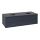V&B Waschtischunterschrank ohne Frontstruktur, mit Beleuchtung Antao 120x36x50cm, WBP-farbe Lac, md bl. m Lac-1