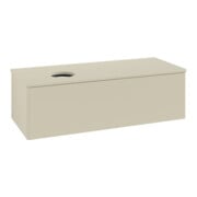 V&B Waschtischunterschrank ohne Frontstruktur, mit Beleuchtung Antao 120x36x50cm, WBP-farbe Lac, si Gr m Lac