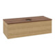 V&B Waschtischunterschrank ohne Frontstruktur, mit Beleuchtung Antao 120x36x50cm, WBP-farbe w. wal, honey oak-3
