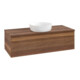 V&B Waschtischunterschrank ohne Frontstruktur, mit Beleuchtung Antao 120x36x50cm, WBP-farbe w. wal, w. walnut-1