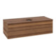 V&B Waschtischunterschrank ohne Frontstruktur, mit Beleuchtung Antao 120x36x50cm, WBP-farbe w. wal, w. walnut-1