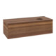 V&B Waschtischunterschrank ohne Frontstruktur, mit Beleuchtung Antao 120x36x50cm, WBP-farbe w. wal, w. walnut-1