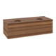 V&B Waschtischunterschrank ohne Frontstruktur, mit Beleuchtung Antao 120x36x50cm, WBP-farbe w. wal, w. walnut-4
