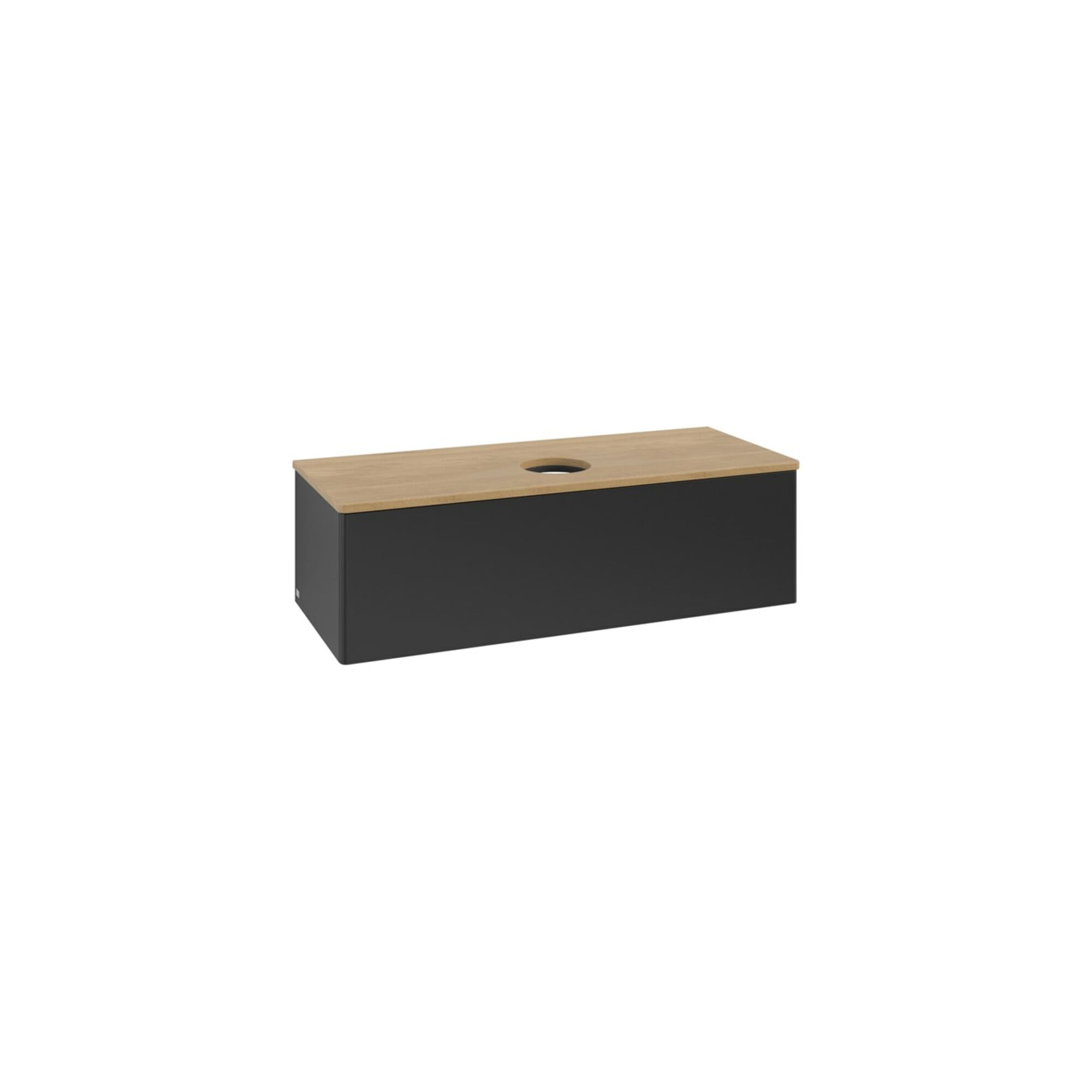V&B Waschtischunterschrank ohne Frontstruktur, mit Beleuchtung Antao 120x36x50cm, WBP hon. Oa, bla m Lac ; Villeroy & Boch