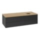 V&B Waschtischunterschrank ohne Frontstruktur, mit Beleuchtung Antao 120x36x50cm, WBP hon. Oa, bla m Lac-4