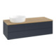V&B Waschtischunterschrank ohne Frontstruktur, mit Beleuchtung Antao 120x36x50cm, WBP hon. Oa, md bl. m Lac-3