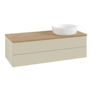 V&B Waschtischunterschrank ohne Frontstruktur, mit Beleuchtung Antao 120x36x50cm, WBP hon. Oa, si Gr m Lac-3