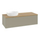 V&B Waschtischunterschrank ohne Frontstruktur, mit Beleuchtung Antao 120x36x50cm, WBP hon. Oa, st. Gr m Lac-3