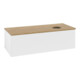 V&B Waschtischunterschrank ohne Frontstruktur, mit Beleuchtung Antao 120x36x50cm, WBP hon. Oa, wh. m Lac-3