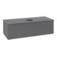 V&B Waschtischunterschrank ohne Frontstruktur, mit Beleuchtung Antao 120x36x50cm, WBP Lac, Anthrac. m Lac-1