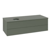 V&B Waschtischunterschrank ohne Frontstruktur, mit Beleuchtung Antao 120x36x50cm, WBP Lac, lea gre. m Lac-3