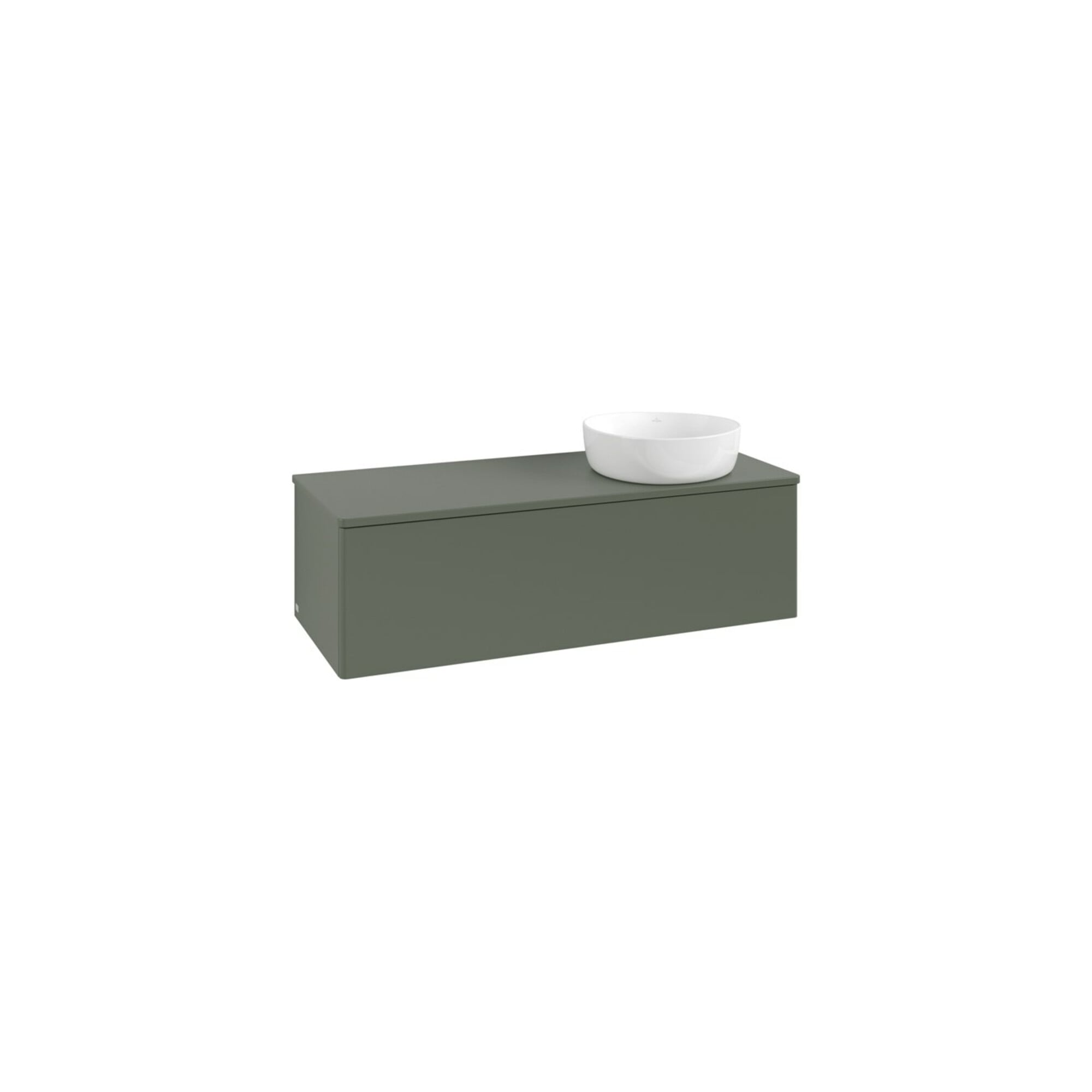 V&B Waschtischunterschrank ohne Frontstruktur, mit Beleuchtung Antao 120x36x50cm, WBP Lac, lea gre. m Lac ; Villeroy & Boch