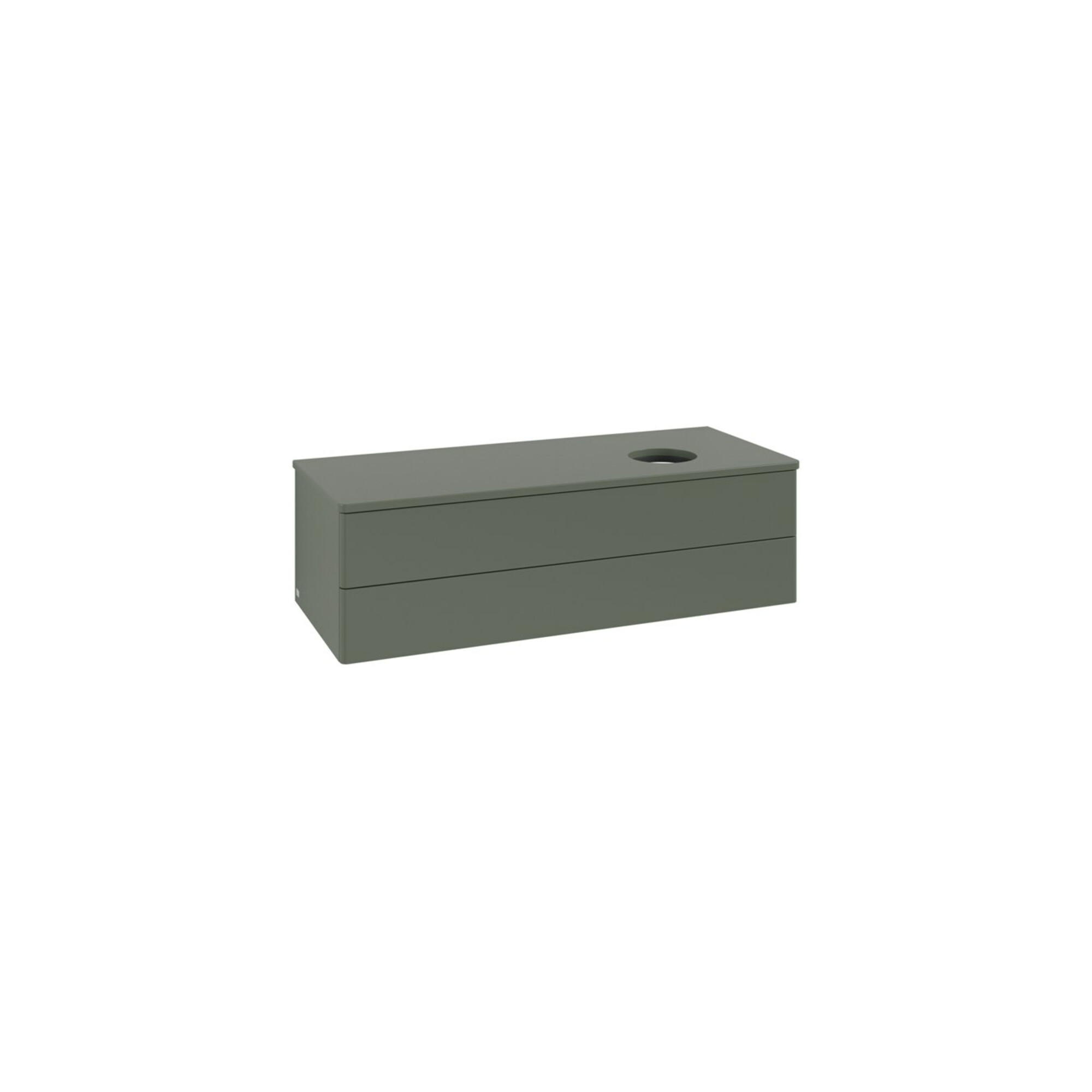 V&B Waschtischunterschrank ohne Frontstruktur, mit Beleuchtung Antao 120x36x50cm, WBP Lac, lea gre. m Lac ; Villeroy & Boch
