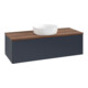 V&B Waschtischunterschrank ohne Frontstruktur, mit Beleuchtung Antao 120x36x50cm, WBP w. wal, md bl. m Lac-1
