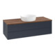 V&B Waschtischunterschrank ohne Frontstruktur, mit Beleuchtung Antao 120x36x50cm, WBP w. wal, md bl. m Lac-1