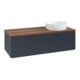 V&B Waschtischunterschrank ohne Frontstruktur, mit Beleuchtung Antao 120x36x50cm, WBP w. wal, md bl. m Lac-1