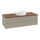 V&B Waschtischunterschrank ohne Frontstruktur, mit Beleuchtung Antao 120x36x50cm, WBP w. wal, st. Gr m Lac-1
