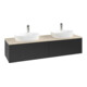 V&B Waschtischunterschrank ohne Frontstruktur, mit Beleuchtung Antao 160x50cm, HL, WBP botti., bla m Lac-3