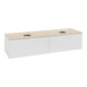 V&B Waschtischunterschrank ohne Frontstruktur, mit Beleuchtung Antao 160x50cm, HL, WBP botti., glo wh. Lac-1