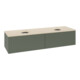 V&B Waschtischunterschrank ohne Frontstruktur, mit Beleuchtung Antao 160x50cm, HL, WBP botti., lea gre. m Lac-1